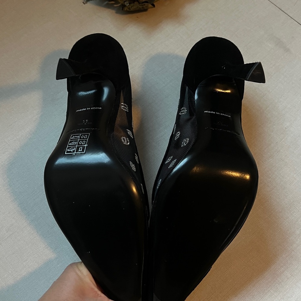 Alexander Wang Black Heels with Silver Detailing - Picture 2 of 2